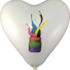 balonek reklamni srdce, heard promo balloon